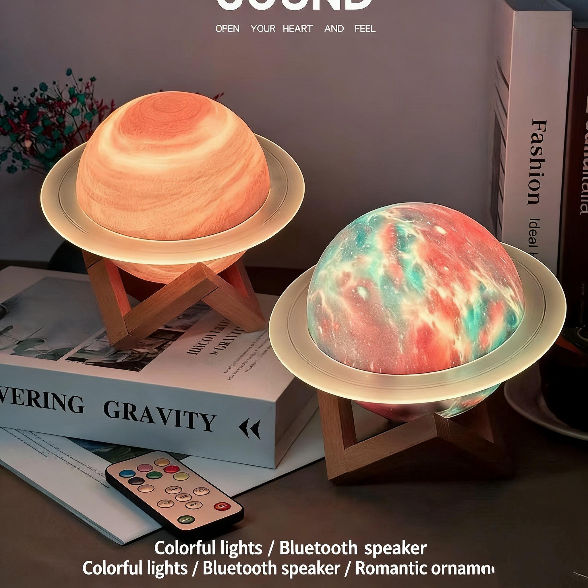 New Starry Sky Bluetooth Speaker Night Light Mini Subwoofer Ambient Atmosphere High-end Desk Lamp Birthday Gift