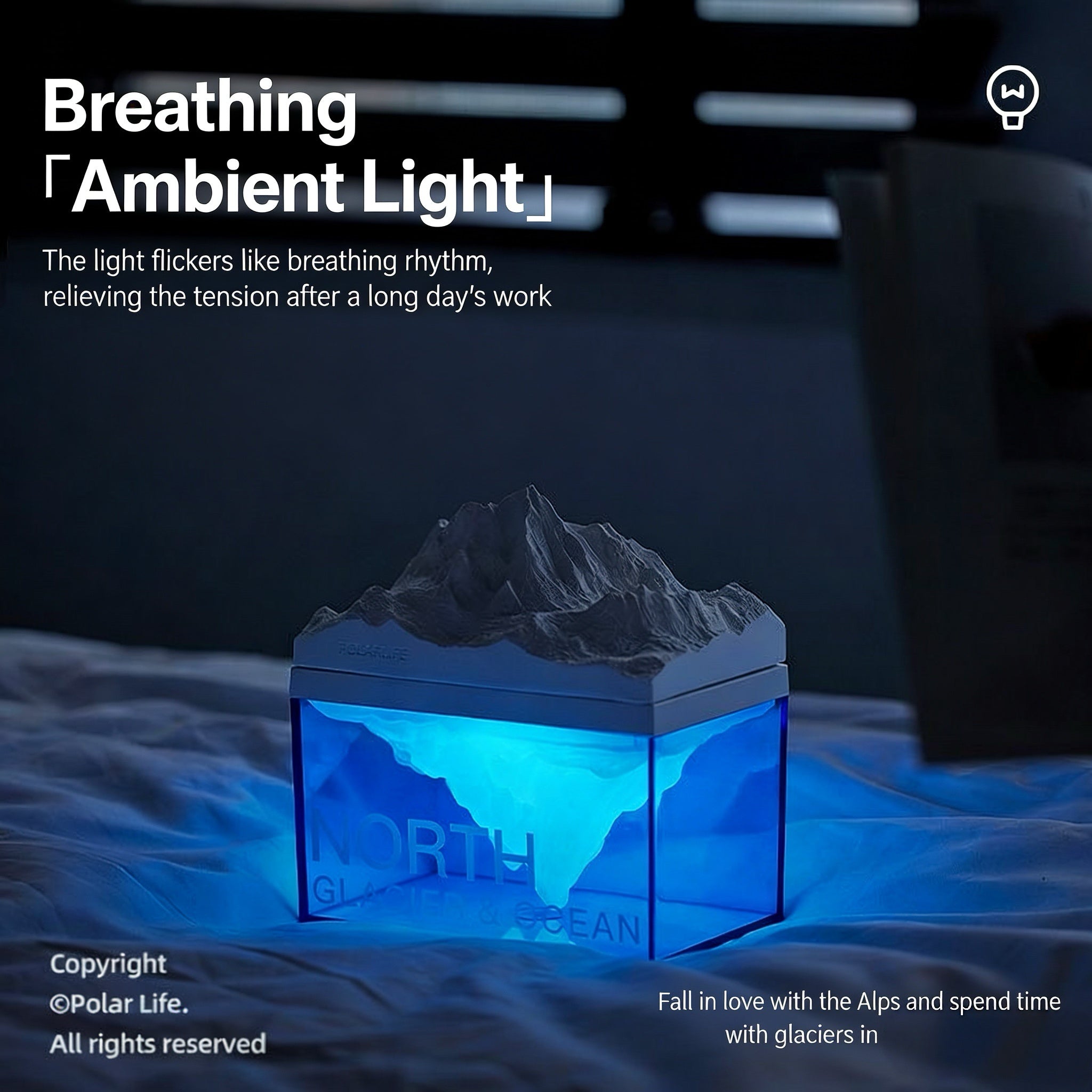 Polar Glacier Bluetooth Speaker New Year Gift for Men & Women High-Quality Decorative Ornament & Aromatherapy Product
