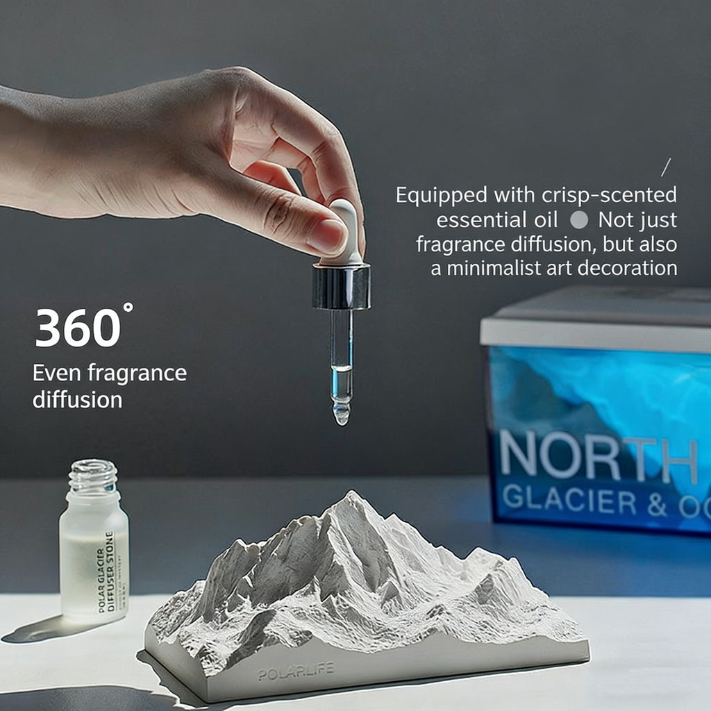 Polar Glacier Bluetooth Speaker New Year Gift for Men & Women High-Quality Decorative Ornament & Aromatherapy Product