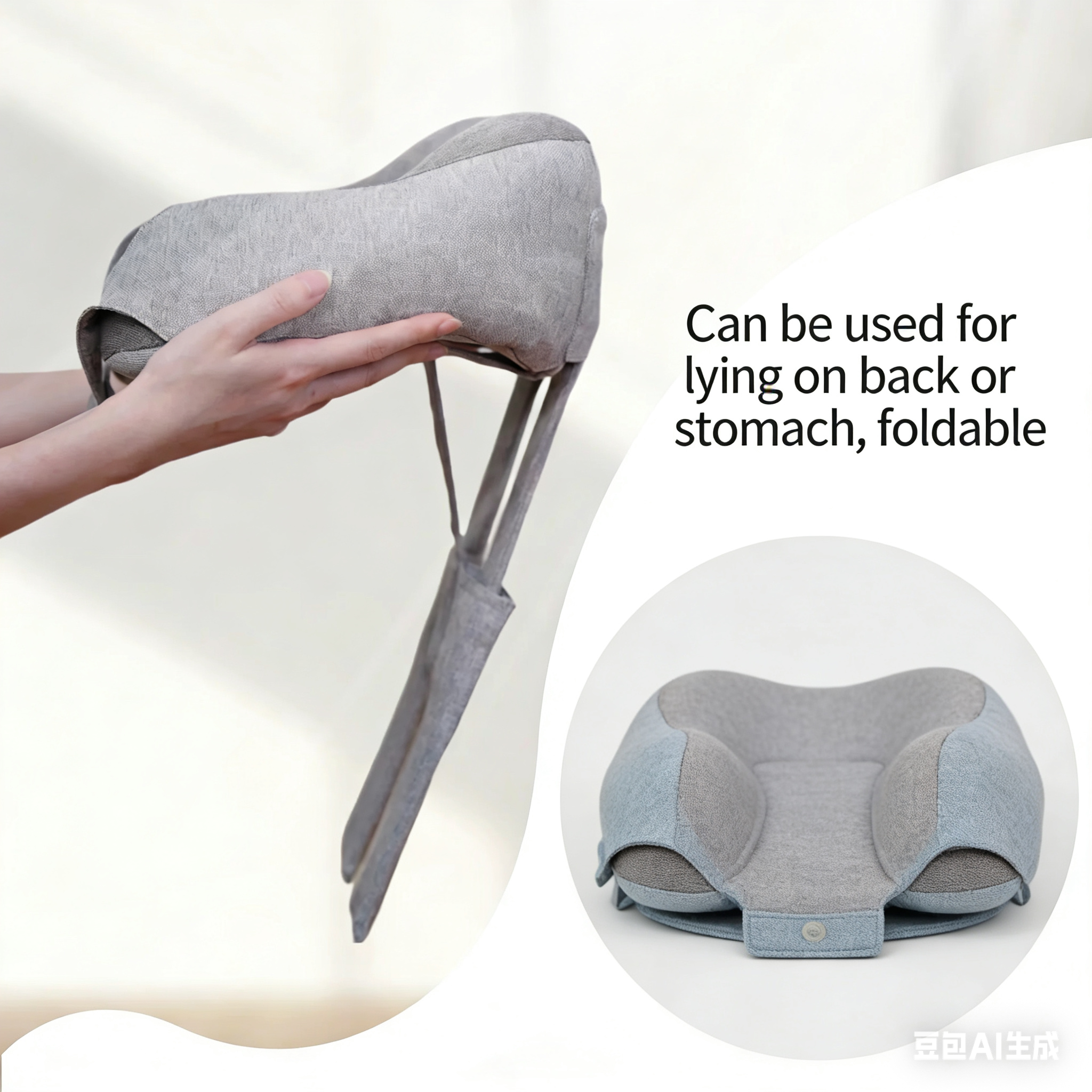 Original Upright Nap Pillow — for Office, Library & Desk. Sleep Sitting Up — No More Head-Down Napping.