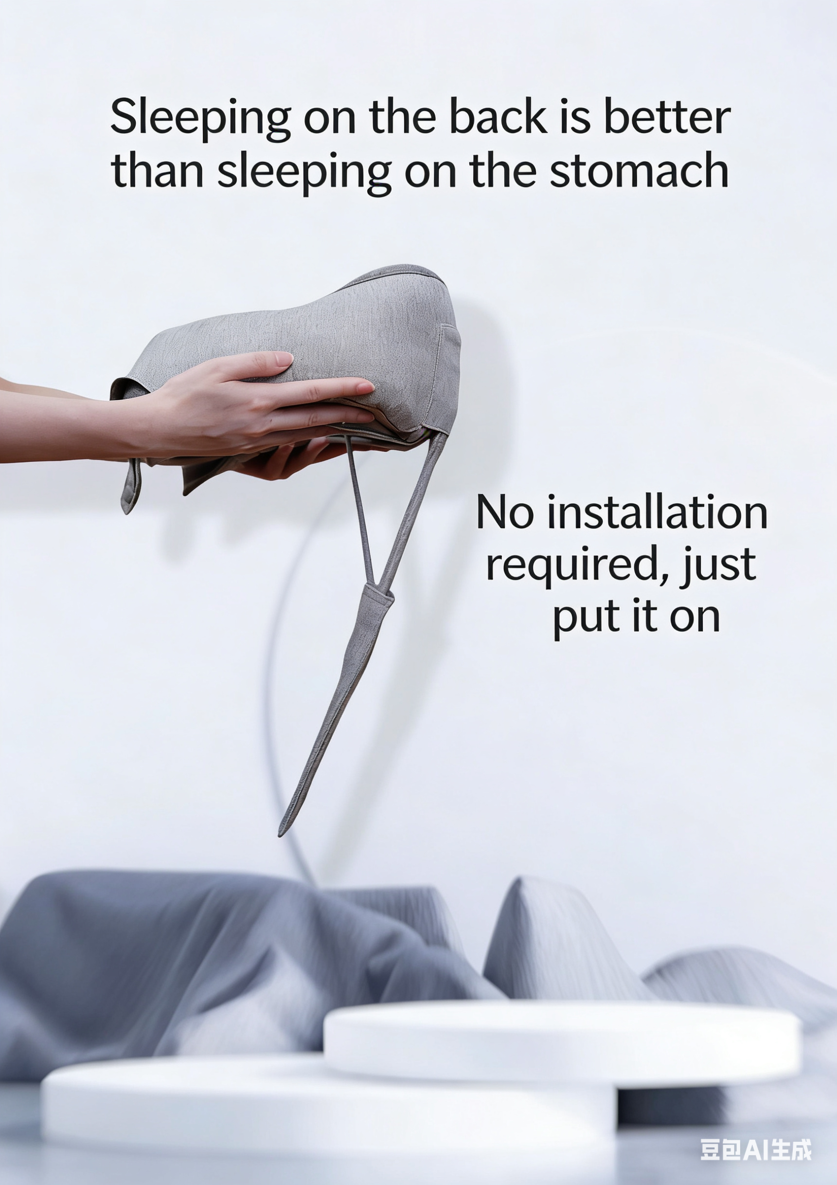 Original Upright Nap Pillow — for Office, Library & Desk. Sleep Sitting Up — No More Head-Down Napping.