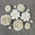 White shoe charms