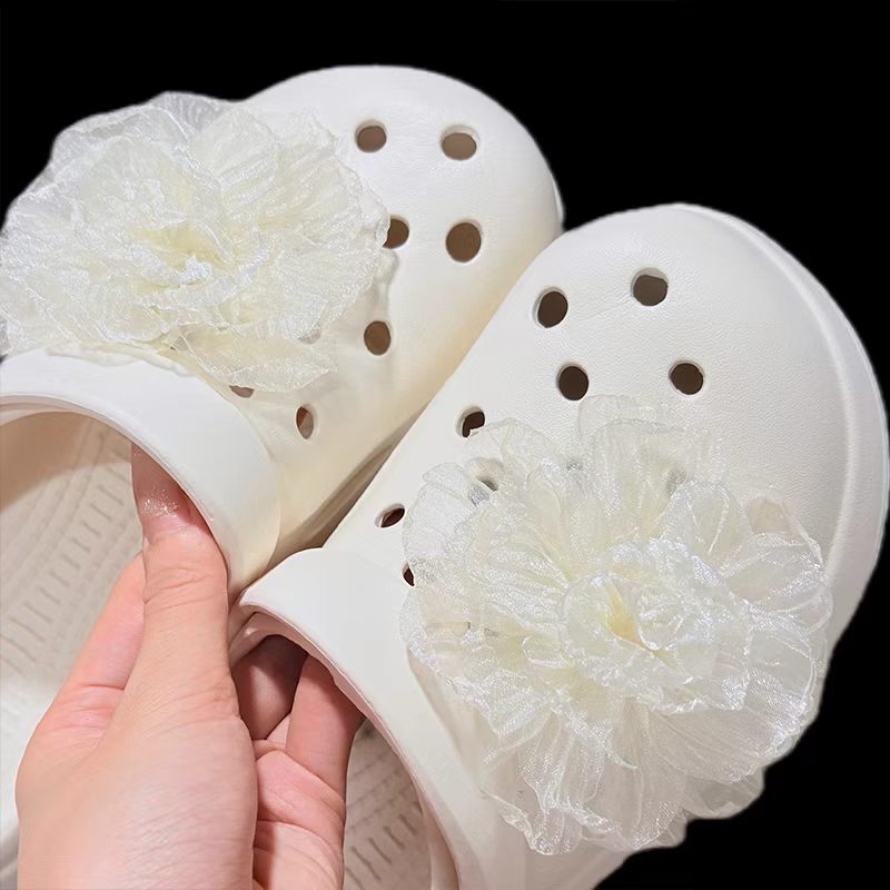 White shoe charms