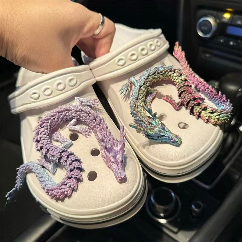 dragon style shoe charms for holey clogs