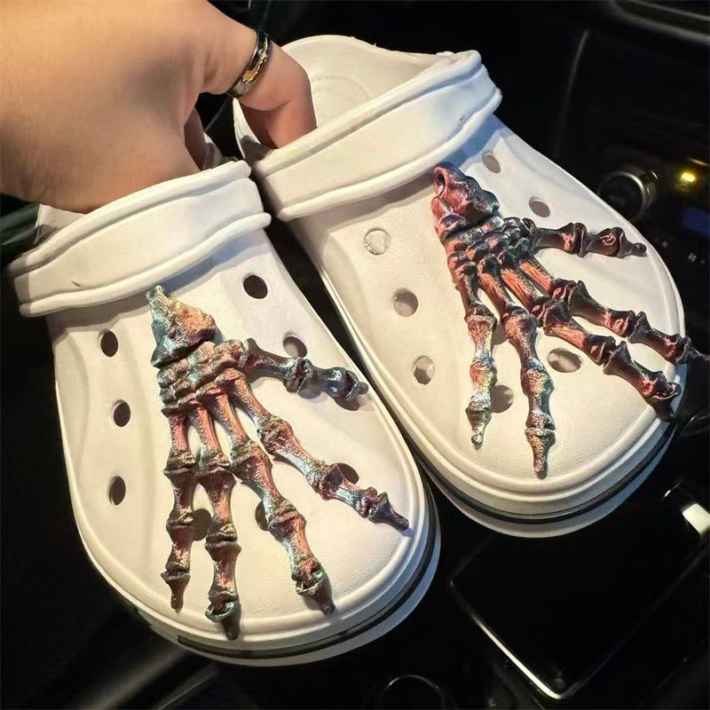 Original creative 3D skull claw croc charms