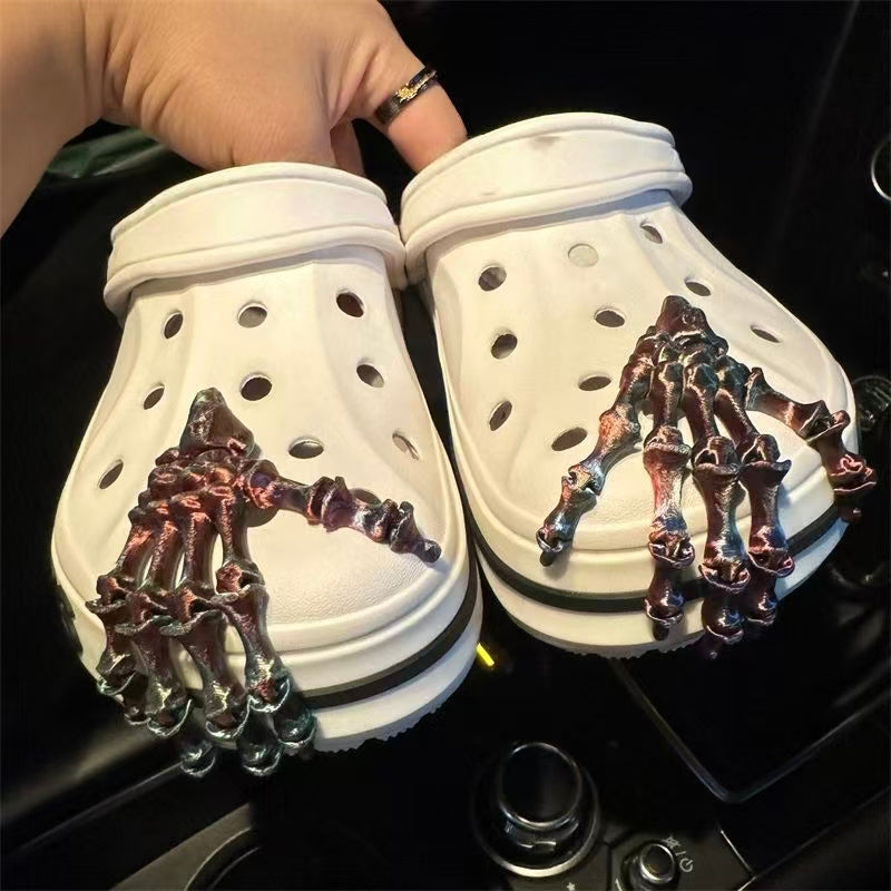 Original creative 3D skull claw croc charms