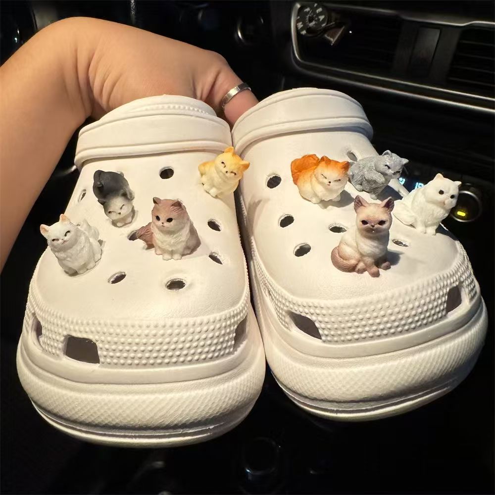 Original creative 3D skull claw croc charms – DIY punk-style removable shoe buckles, trendy and three-dimensional