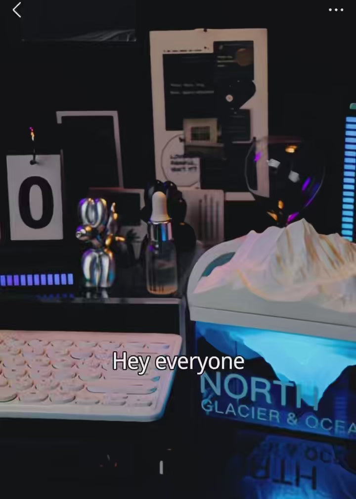 Polar Glacier Bluetooth Speaker New Year Gift for Men & Women High-Quality Decorative Ornament & Aromatherapy Product