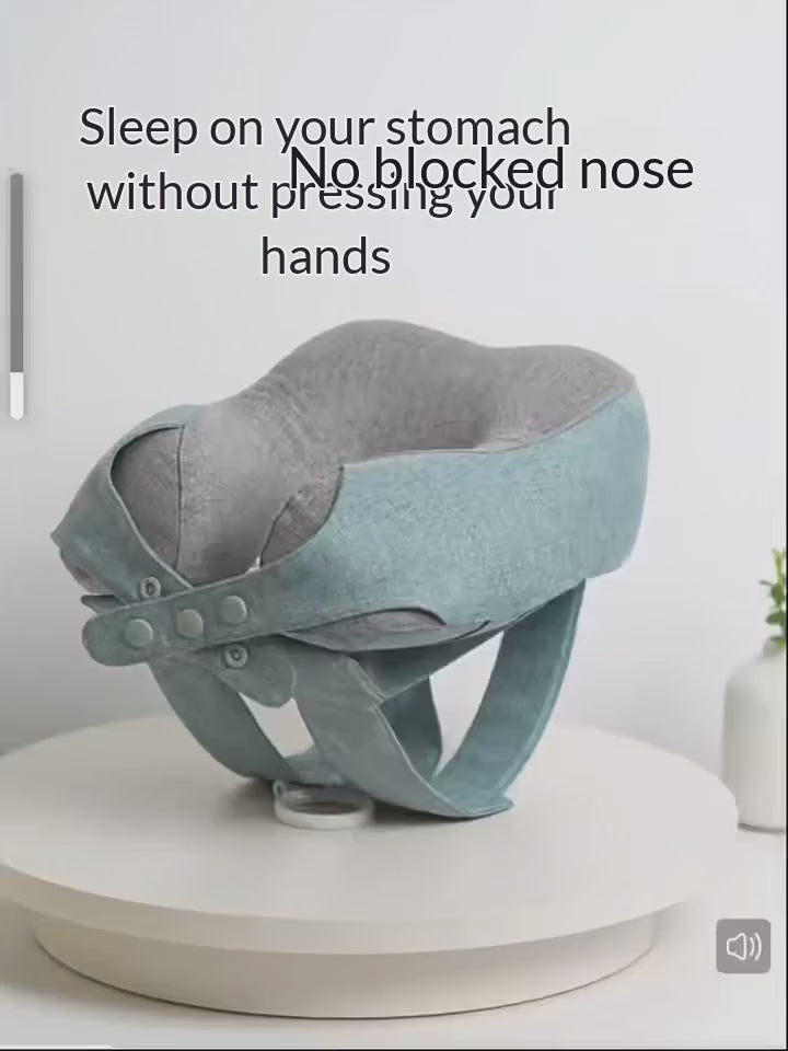 Original Upright Nap Pillow — for Office, Library & Desk. Sleep Sitting Up — No More Head-Down Napping.